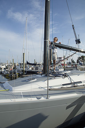 dan coan yacht rigging sailing sail boat mast boom race sail boat